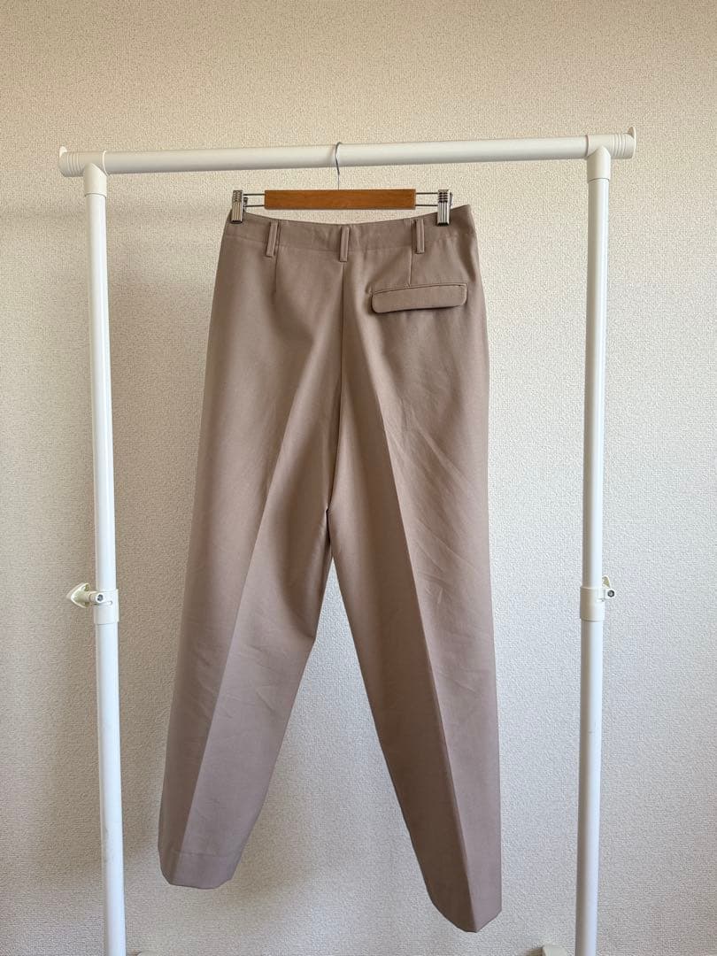 LEMAIRE 21AW 2PLEATS PANTS ベージュ 48