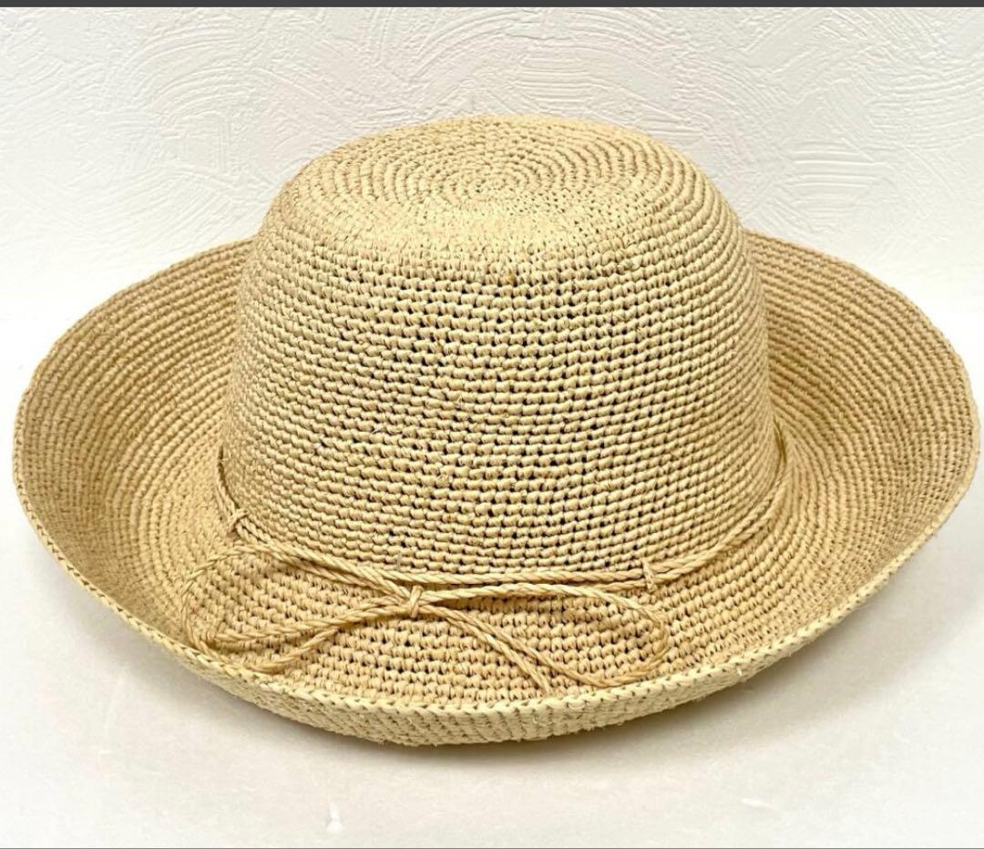 ヘレンカミンスキー帽子　ラフィアハット　プロバンス10　ナチュラル　タグ付　箱有