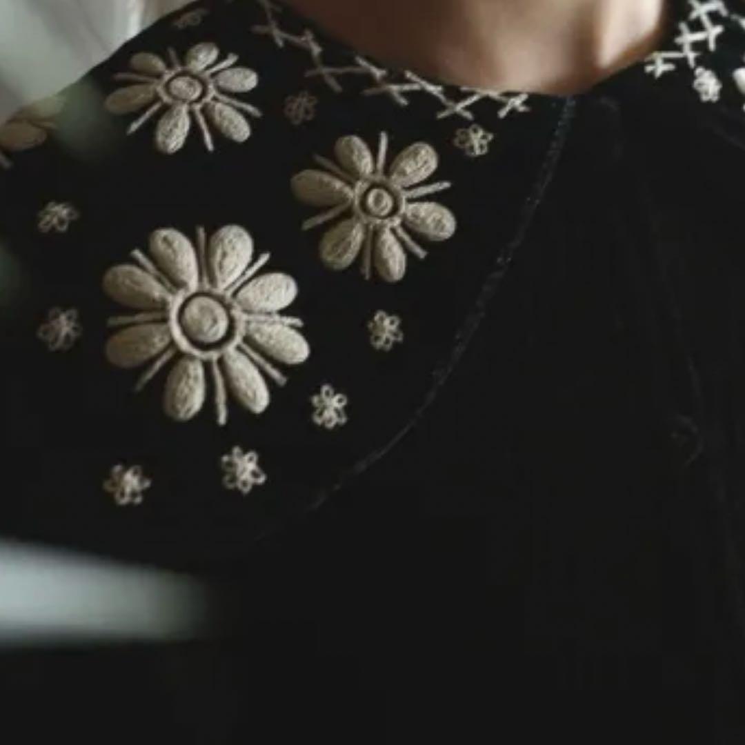 ワンピース Bonjour diary TUNIQUE WITH SUN FLOWER