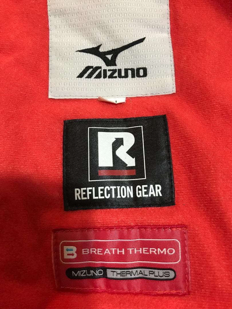 最終価格　MIZUNOストレッチ中綿ブレスサ－モジャケット　グレー　/Ｌサイズ