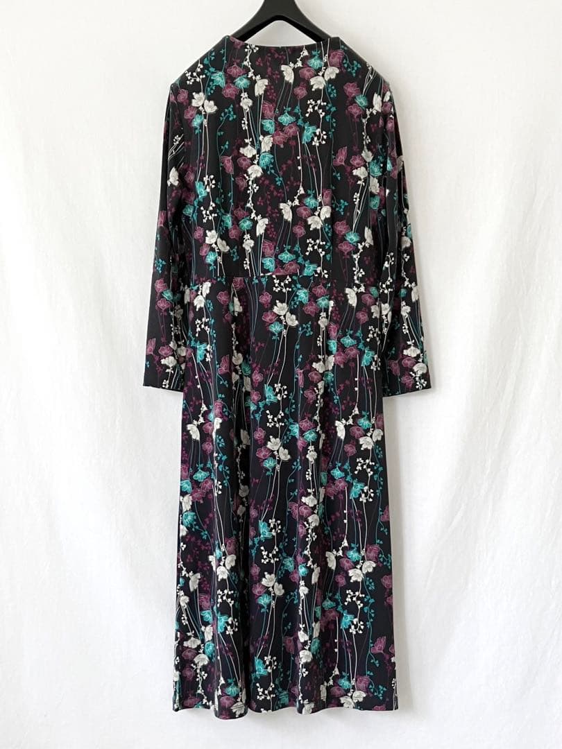 未使用に近い ローラアシュレイ ワンピース ボタニカル 9 洗える