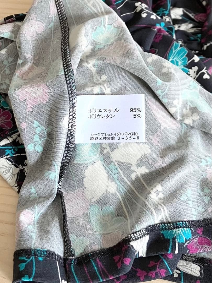 未使用に近い ローラアシュレイ ワンピース ボタニカル 9 洗える