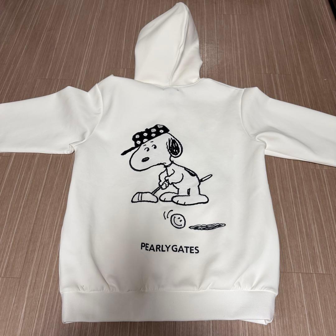 新品タグ付きPEARLY GATES スヌーピーコラボフルジップパーカー