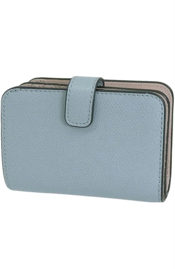 FURLA 二つ折り財布 ライトブルー　新品　未使用