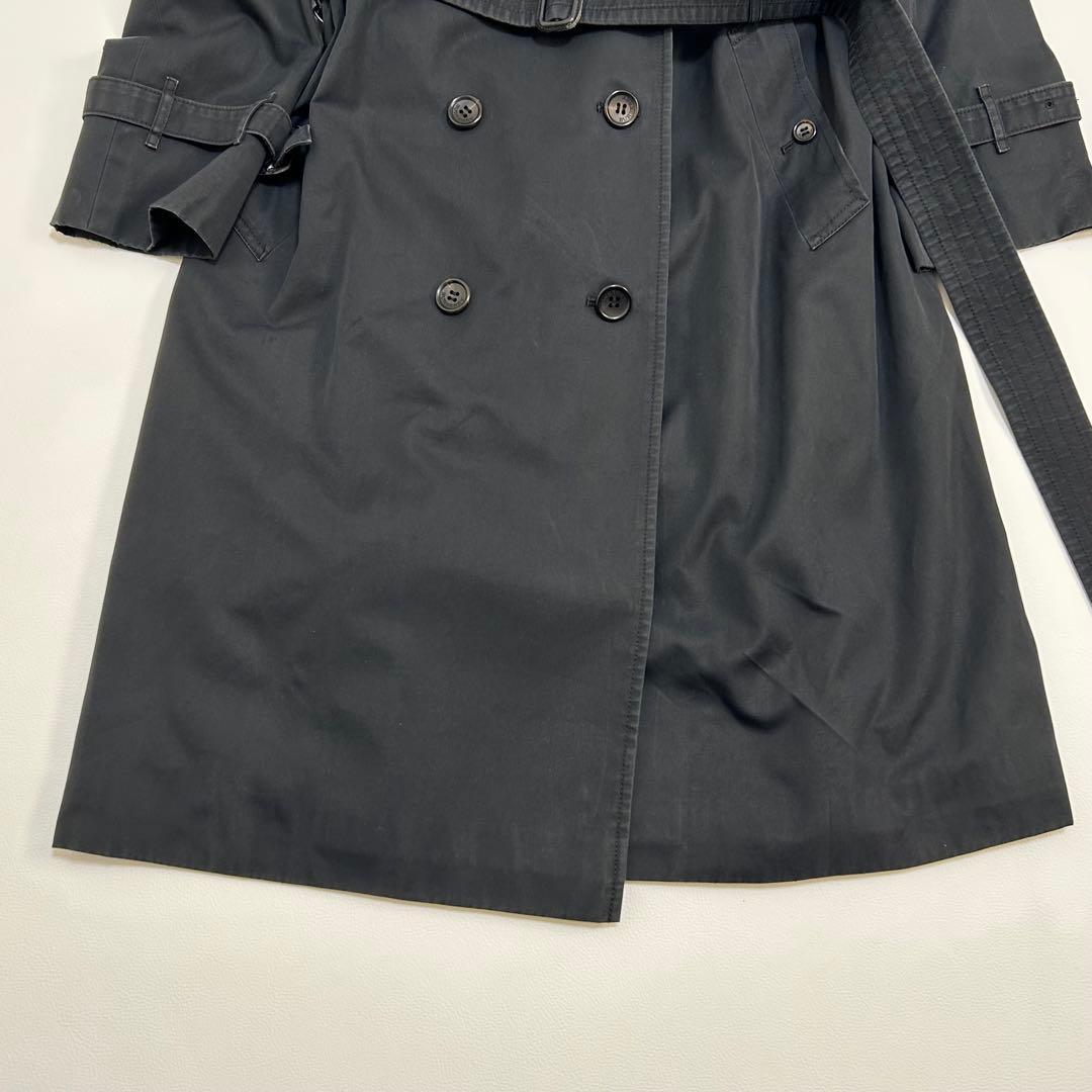 バーバリーロンドン トレンチコート ライナー付き ロング丈 ブラック 38