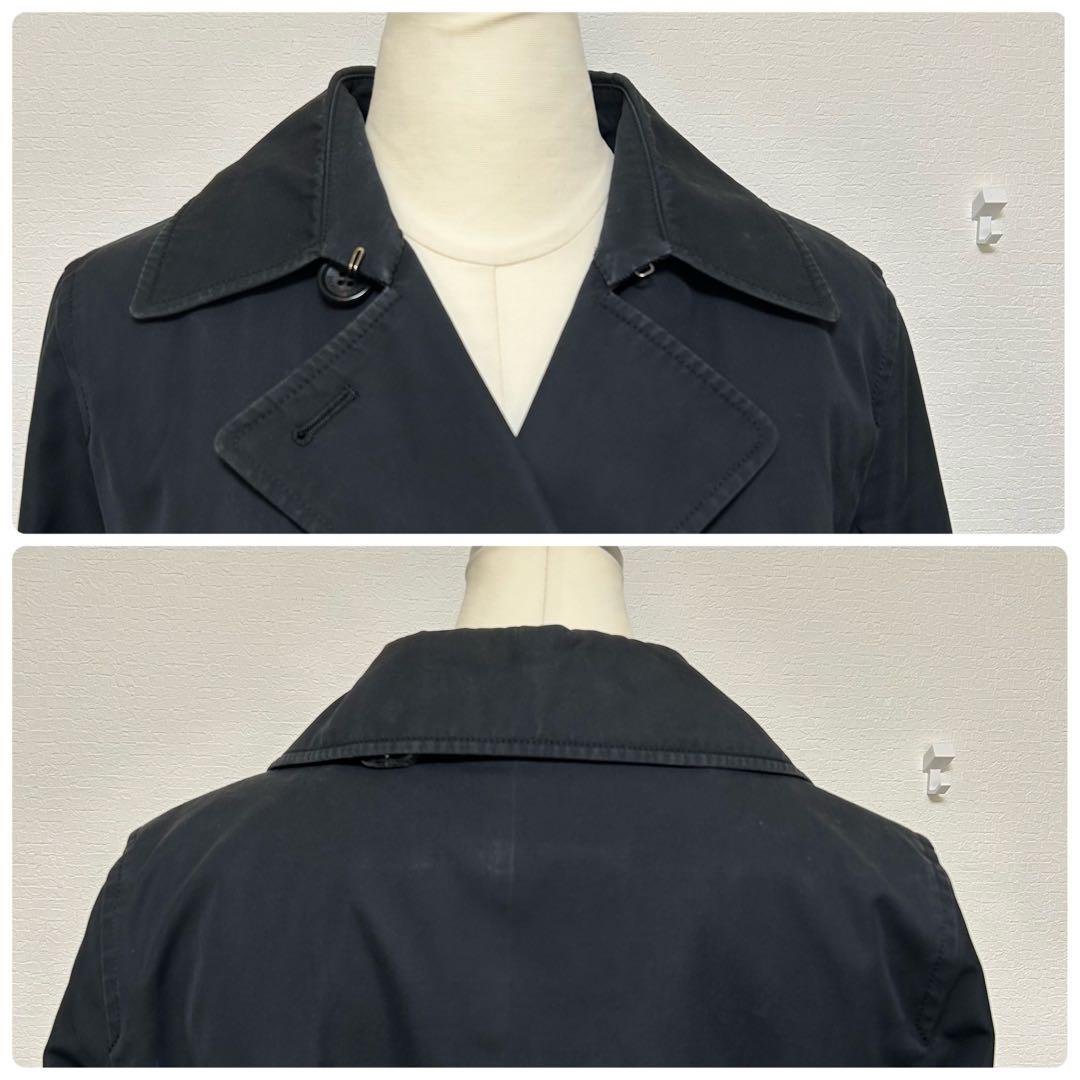 バーバリーロンドン トレンチコート ライナー付き ロング丈 ブラック 38