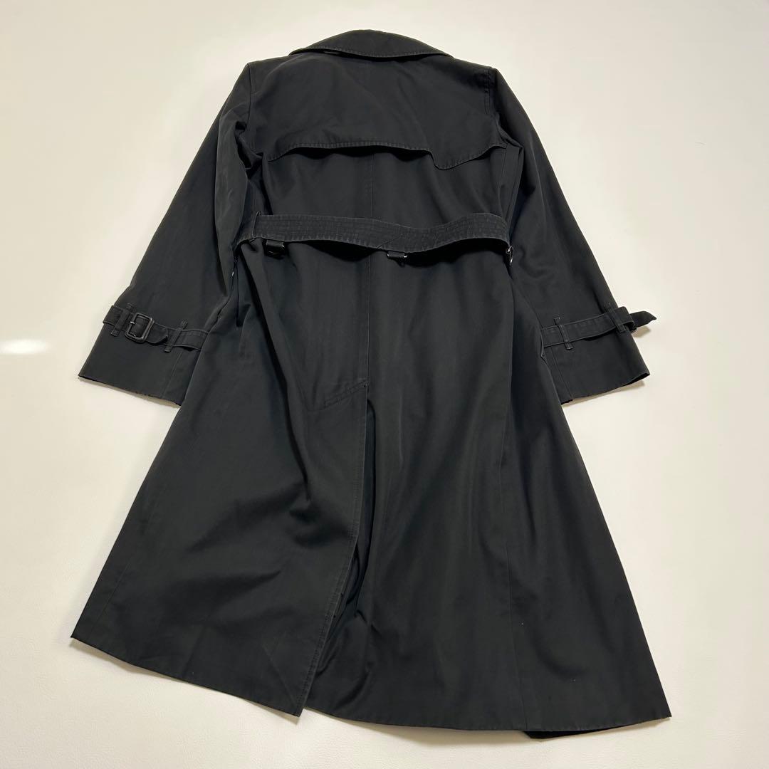 バーバリーロンドン トレンチコート ライナー付き ロング丈 ブラック 38