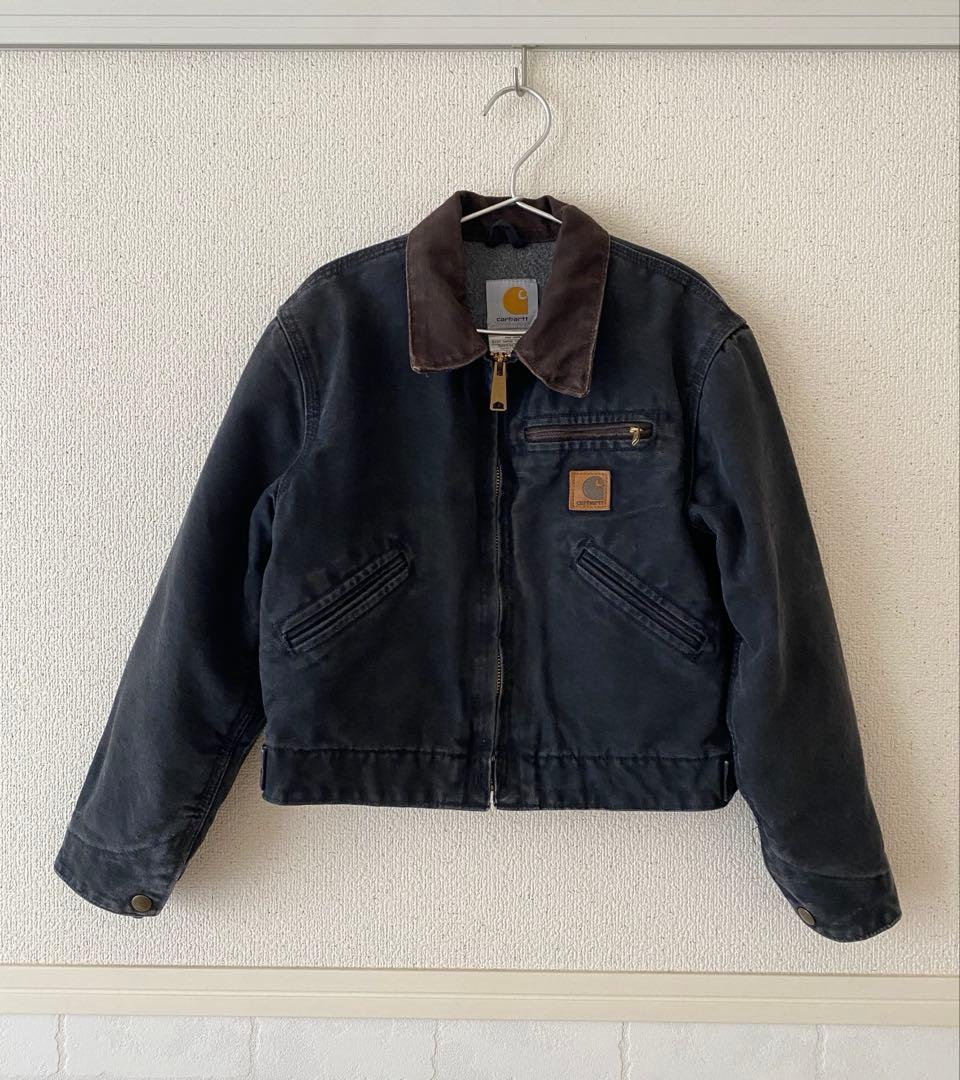 希少 kids carhartt デトロイトジャケット usa製