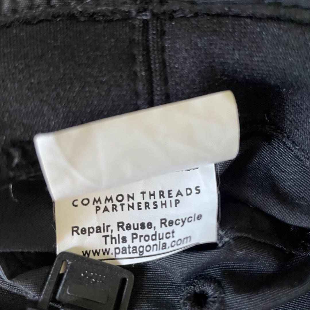 patagonia 黒 サーフブリムハット Ｌ