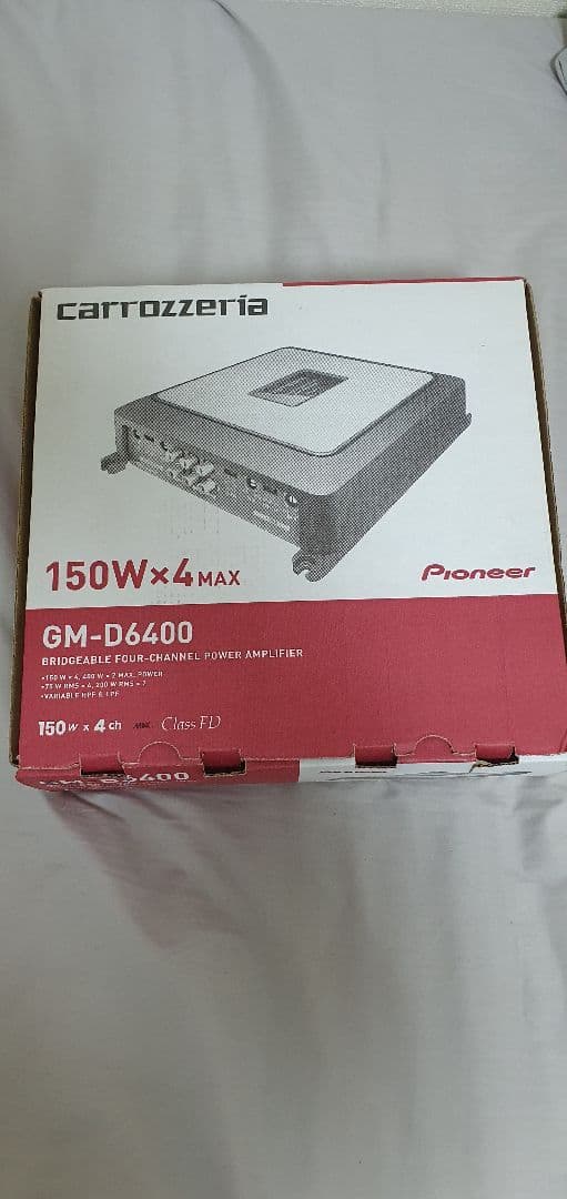 マ*シ様 パイオニア カロッツェリア GM-D6400 4チャンネルアンプ