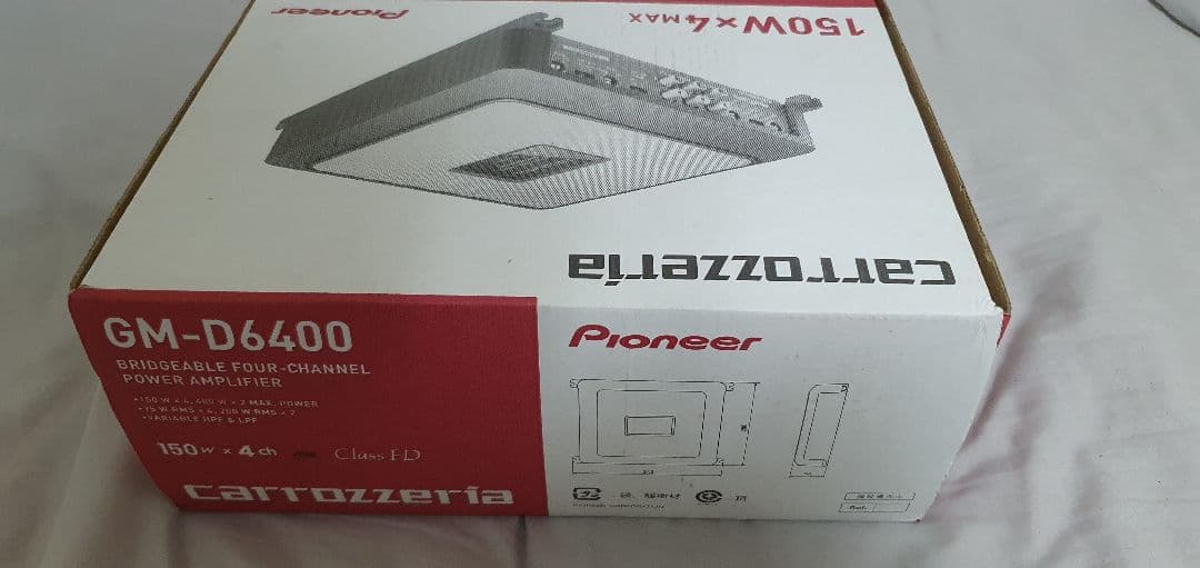 マ*シ様 パイオニア カロッツェリア GM-D6400 4チャンネルアンプ