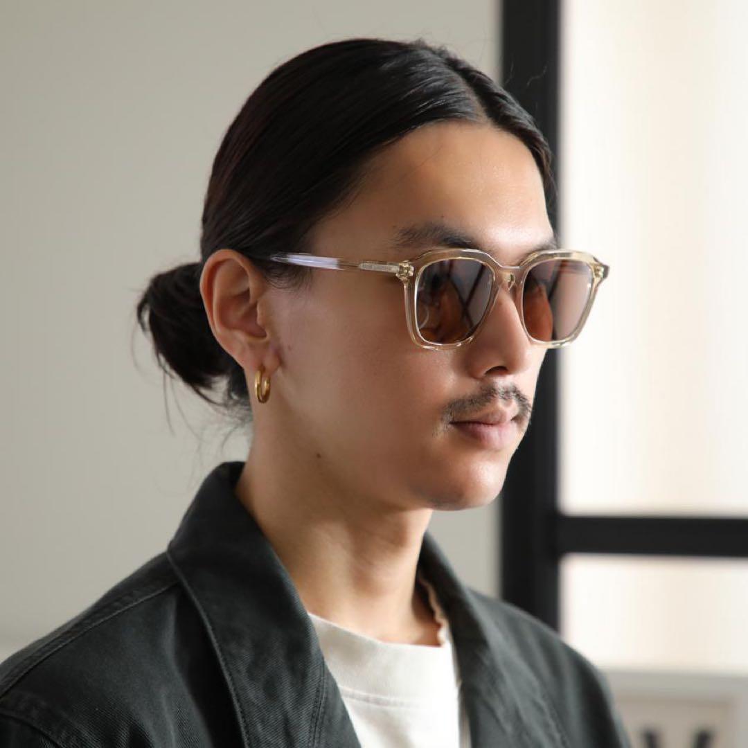 SAINT LAURENT サンローラン　クリアフレーム スクエアサングラス