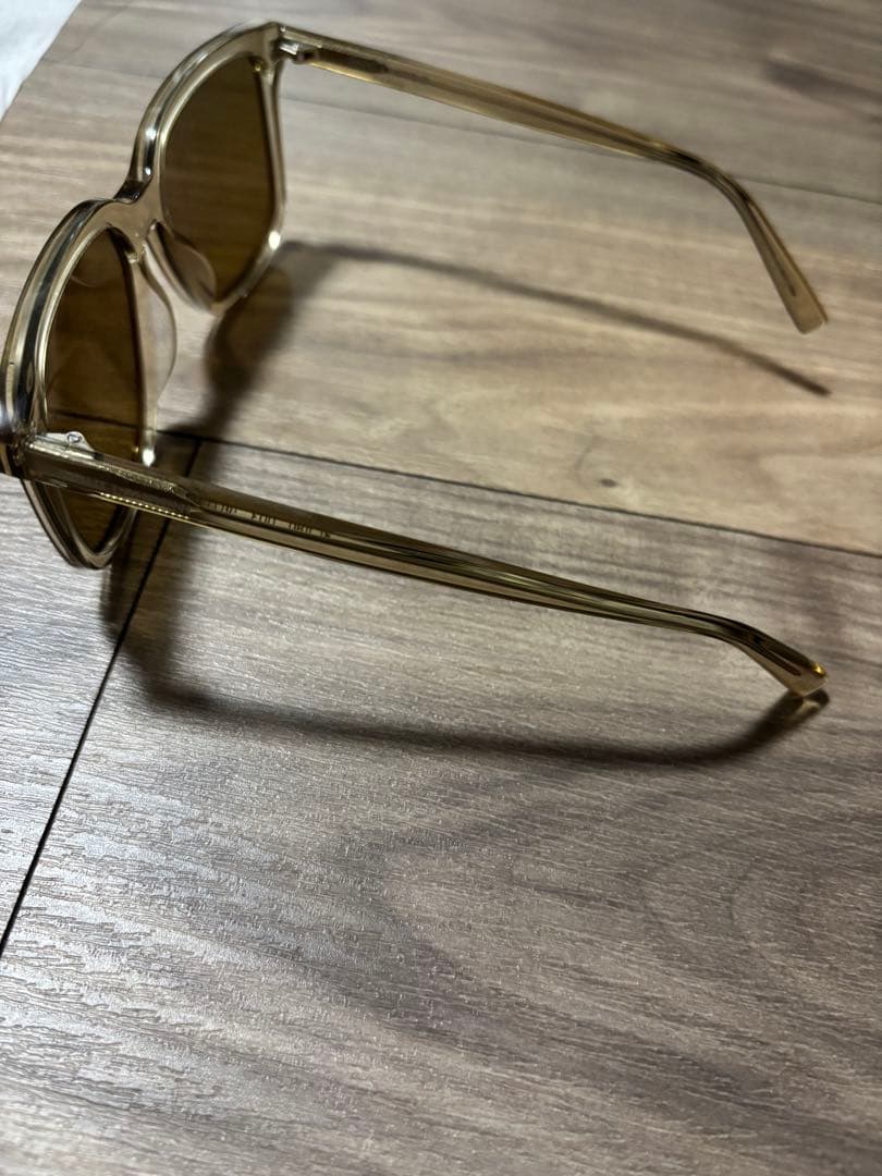 SAINT LAURENT サンローラン　クリアフレーム スクエアサングラス