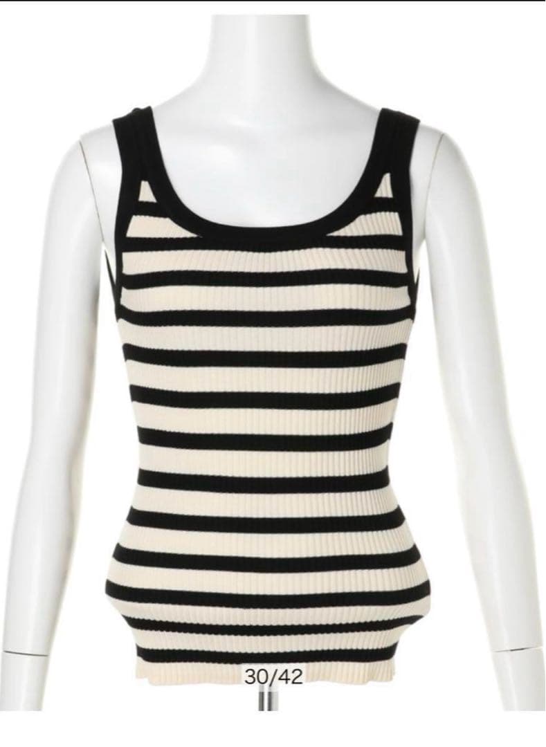 アルページュストーリー ボーダータンク&新品シアーレースタンクタグ付