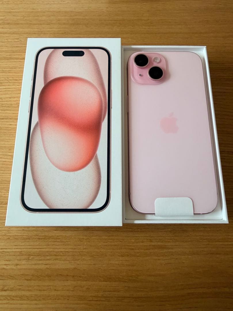 Apple iPhone 15 128G ピンク 本体　バッテリー状態86%