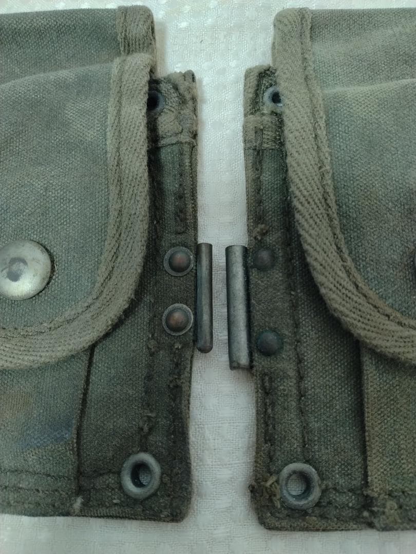 麦*様 自衛隊 M1小銃弾納マガジンポーチ官給品 昭和33年初期型M1ガーランド