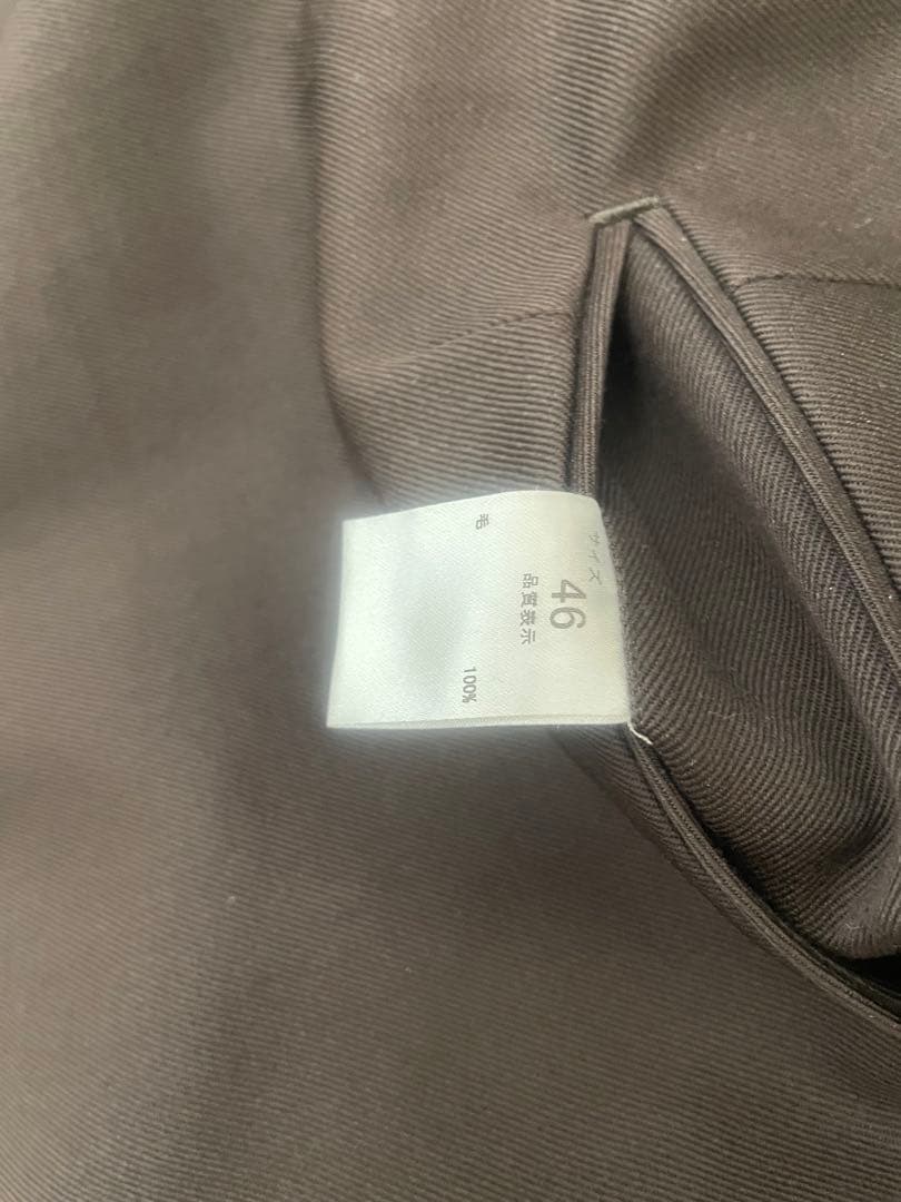 NEAT ブラウン 100%ウール スラックス 46