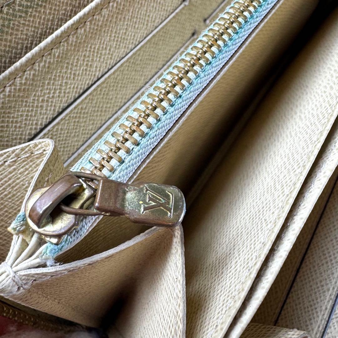 LOUIS VUITTON ダミエ・アズール ジッピーウォレット 長財布