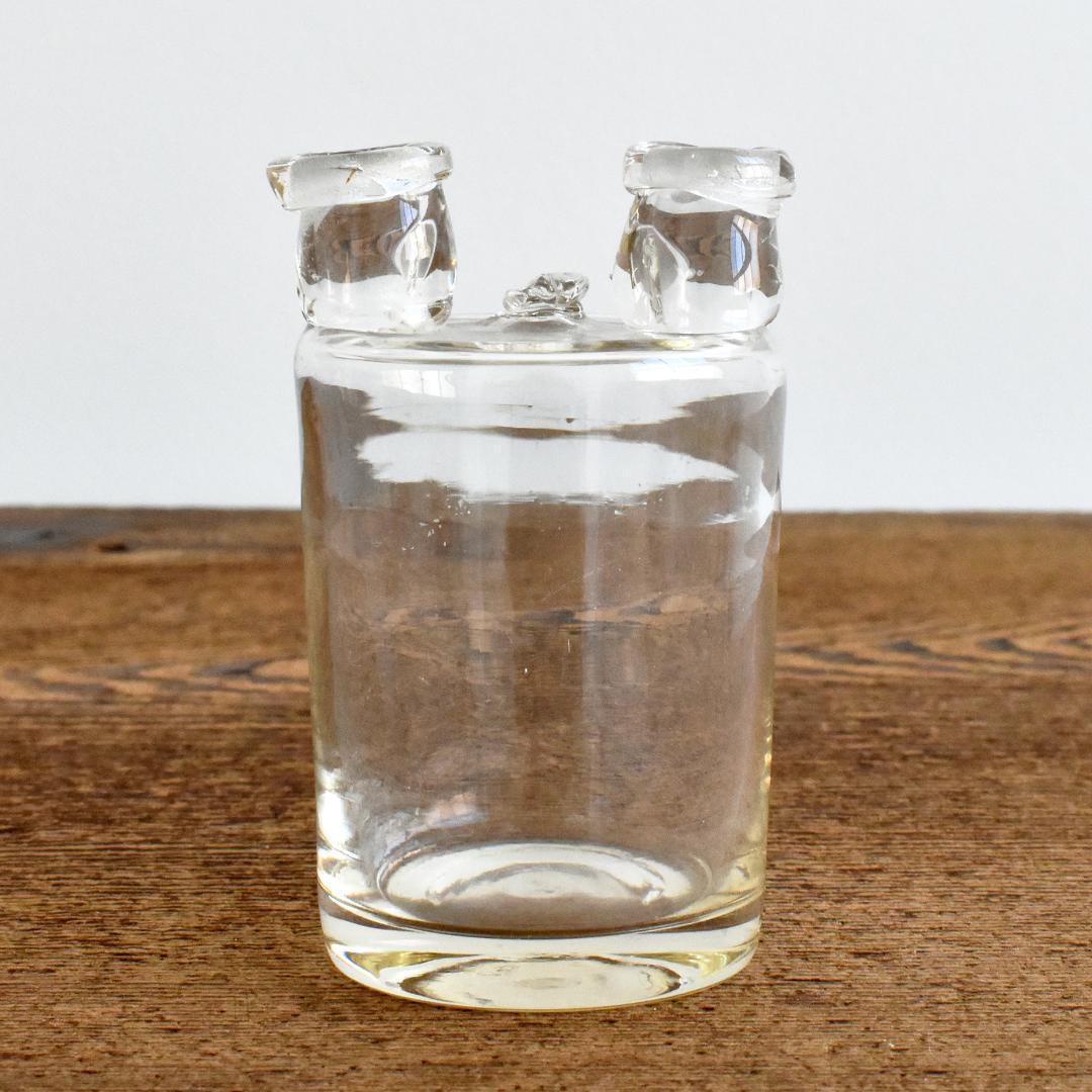 19世紀 英国 実験用 ガラス瓶 ウルフ瓶 Woulff bottle 古道具