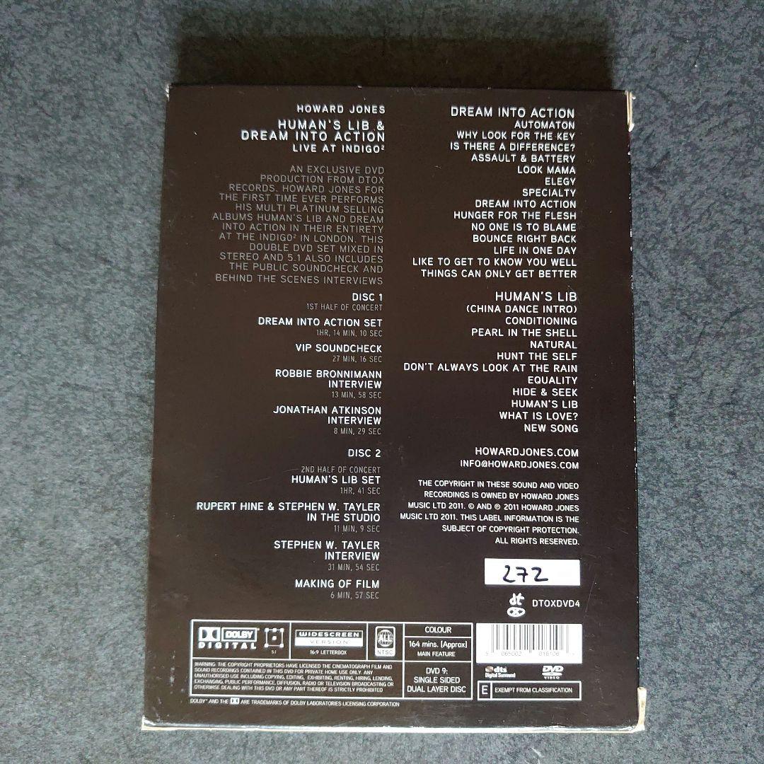 輸入盤 ハワード・ジョーンズ LIVE AT INDIGO² 2DVD BOX