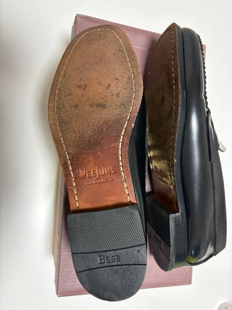 G.H.BASS Weejuns LOGAN ローガン　レザーソール　ローファー