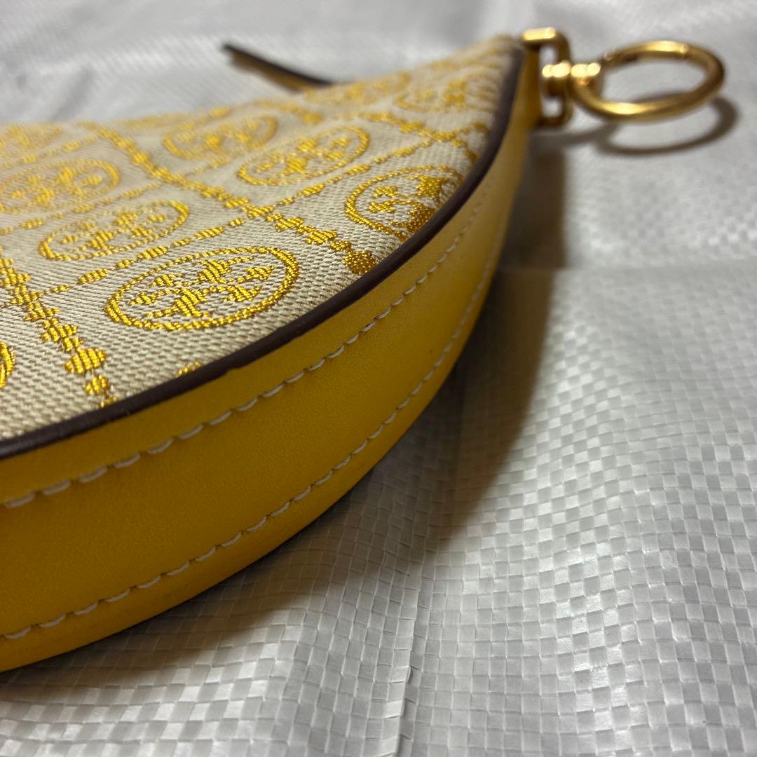 Nanaトリーバーチショルダーバッグ ベージュ/イエロー