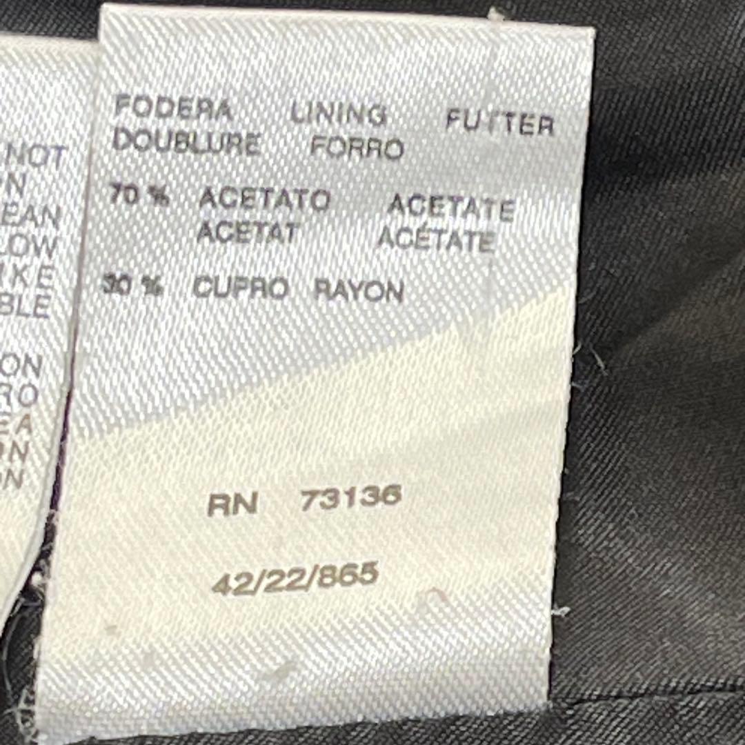 【Max Mara】白タグ　マックスマーラ 比翼ボタン　ロングコート 黒