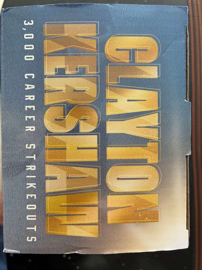 カーショー　3000奪三振 特別記念ボブルヘッド　9月20日配布ドジャース　LA