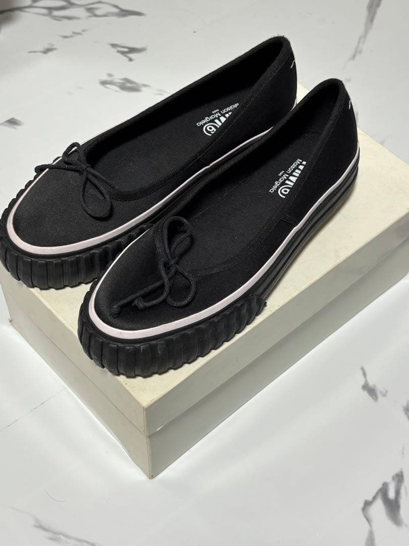 MM6 MAISON MARGIELA バレリーナシューズ　黒　37