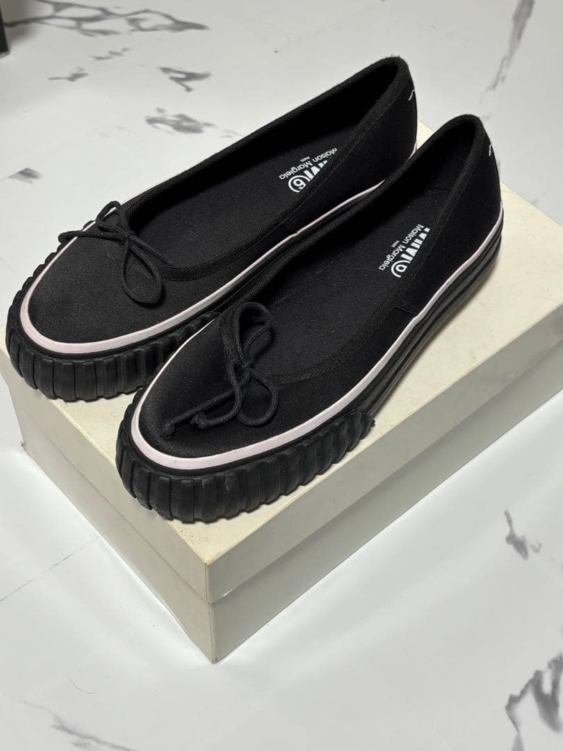 MM6 MAISON MARGIELA バレリーナシューズ　黒　37
