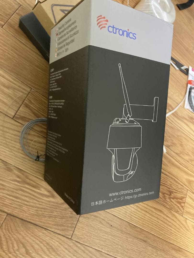 Ctronics 4k 防犯カメラ 屋外 10倍ハイブリッドズーム