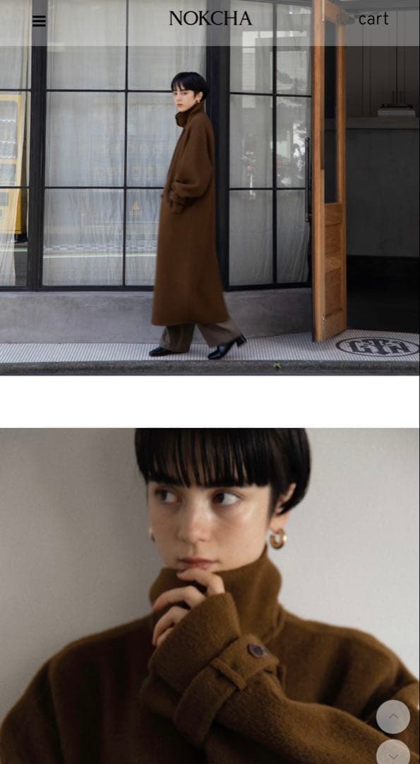 ジャケット・アウター nokcha HANDMADE 2way double coat