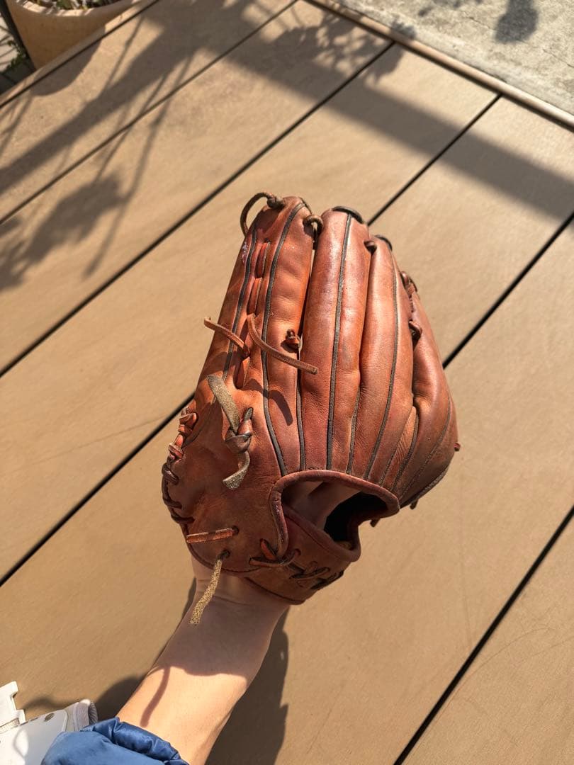 ミズノプロ　硬式外野手用グローブ　hagajapan
