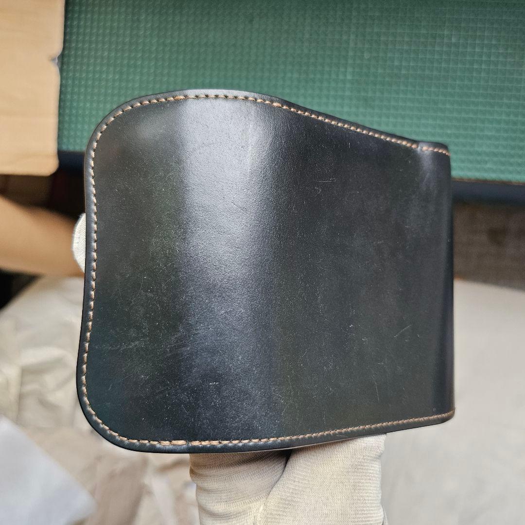 ワイルドスワンズ グリーン サドル シェルコードバン イーノ Cordova