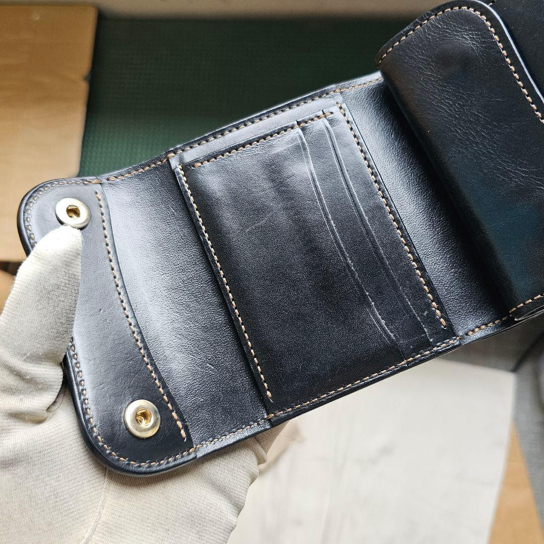 ワイルドスワンズ グリーン サドル シェルコードバン イーノ Cordova