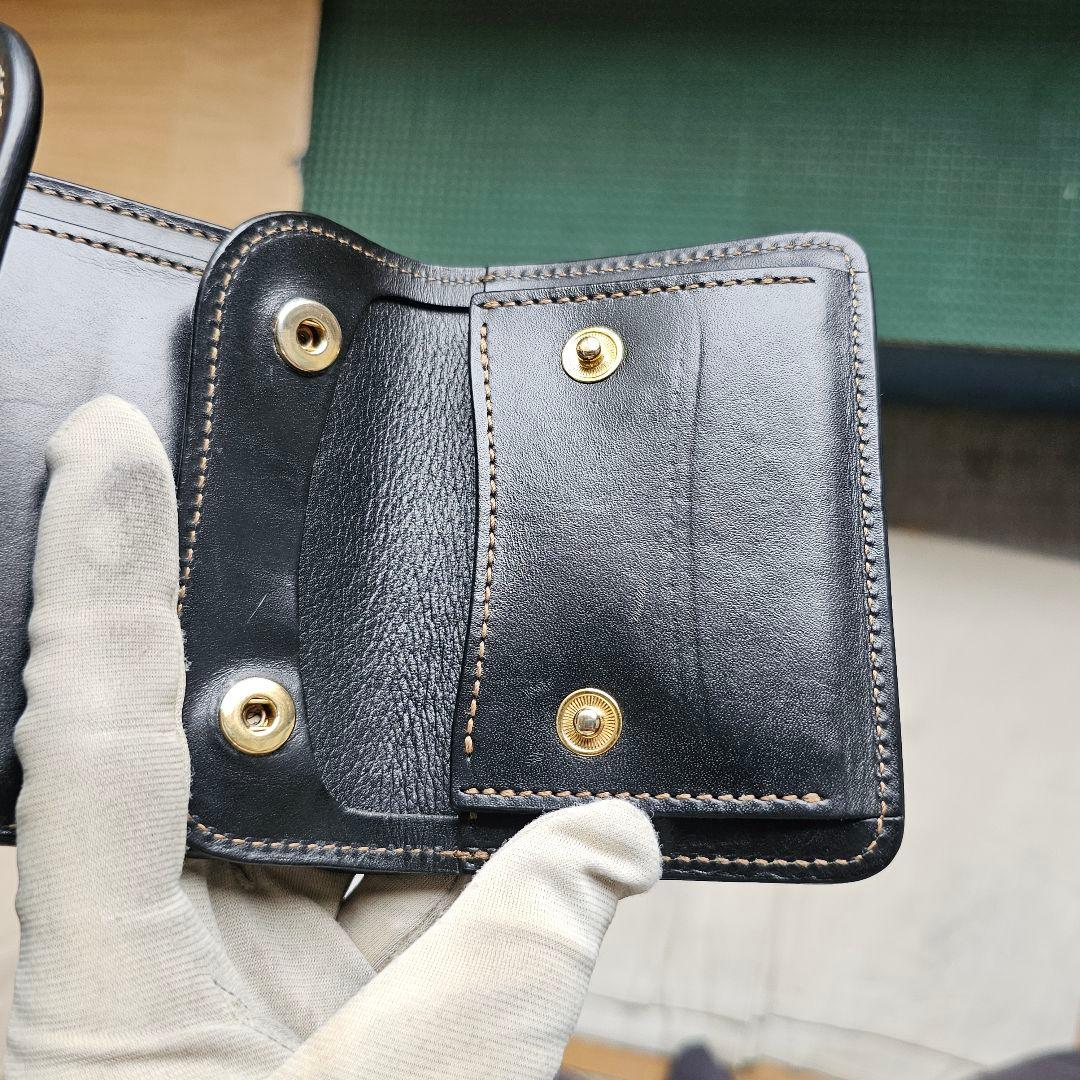 ワイルドスワンズ グリーン サドル シェルコードバン イーノ Cordova