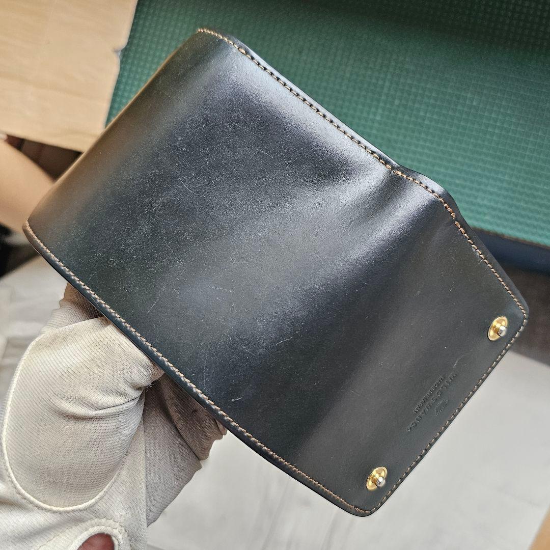 ワイルドスワンズ グリーン サドル シェルコードバン イーノ Cordova