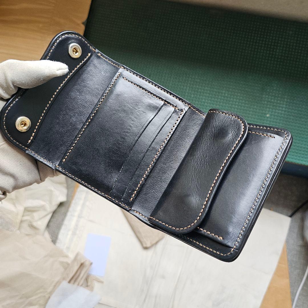 ワイルドスワンズ グリーン サドル シェルコードバン イーノ Cordova