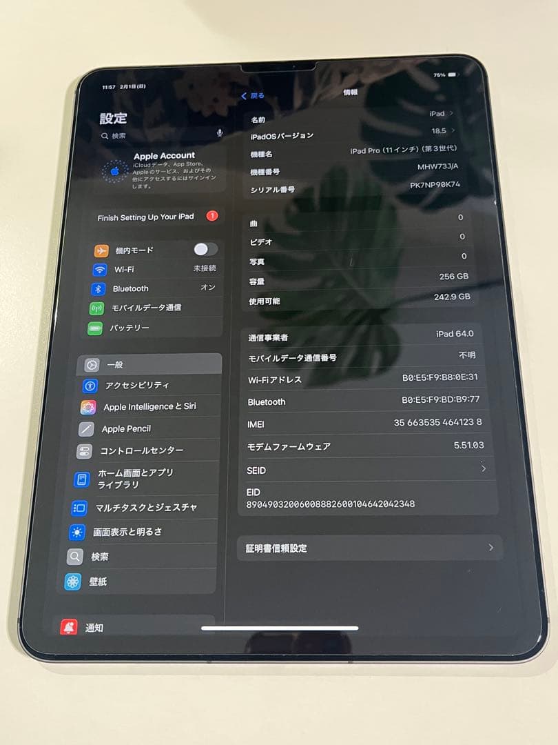 ※ andy　i Pad Pro 11インチ(第3世代)