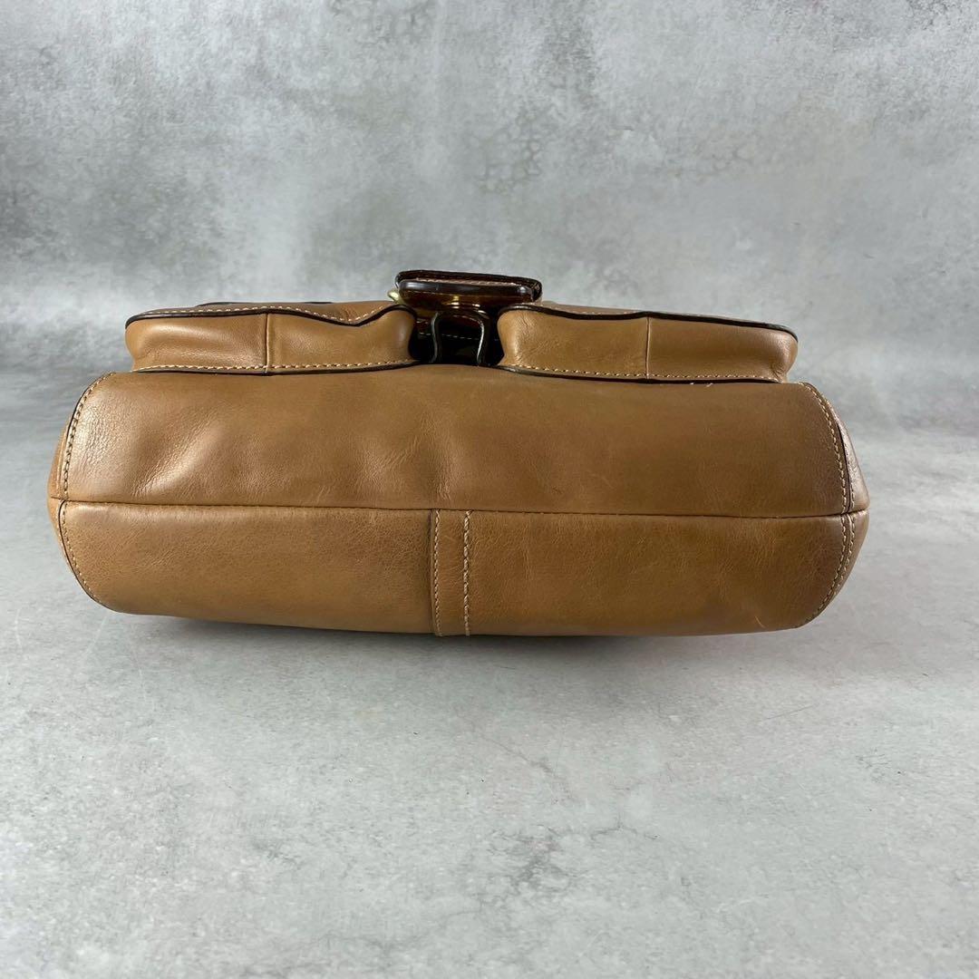 【極美品✨】COACH ソーホー ワンショルダーバッグ キャメル 11842