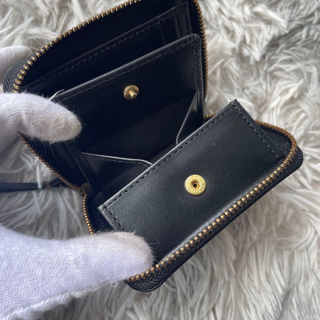 【未使用レベル】スロウ ラウンド 二つ折り財布 ブラック