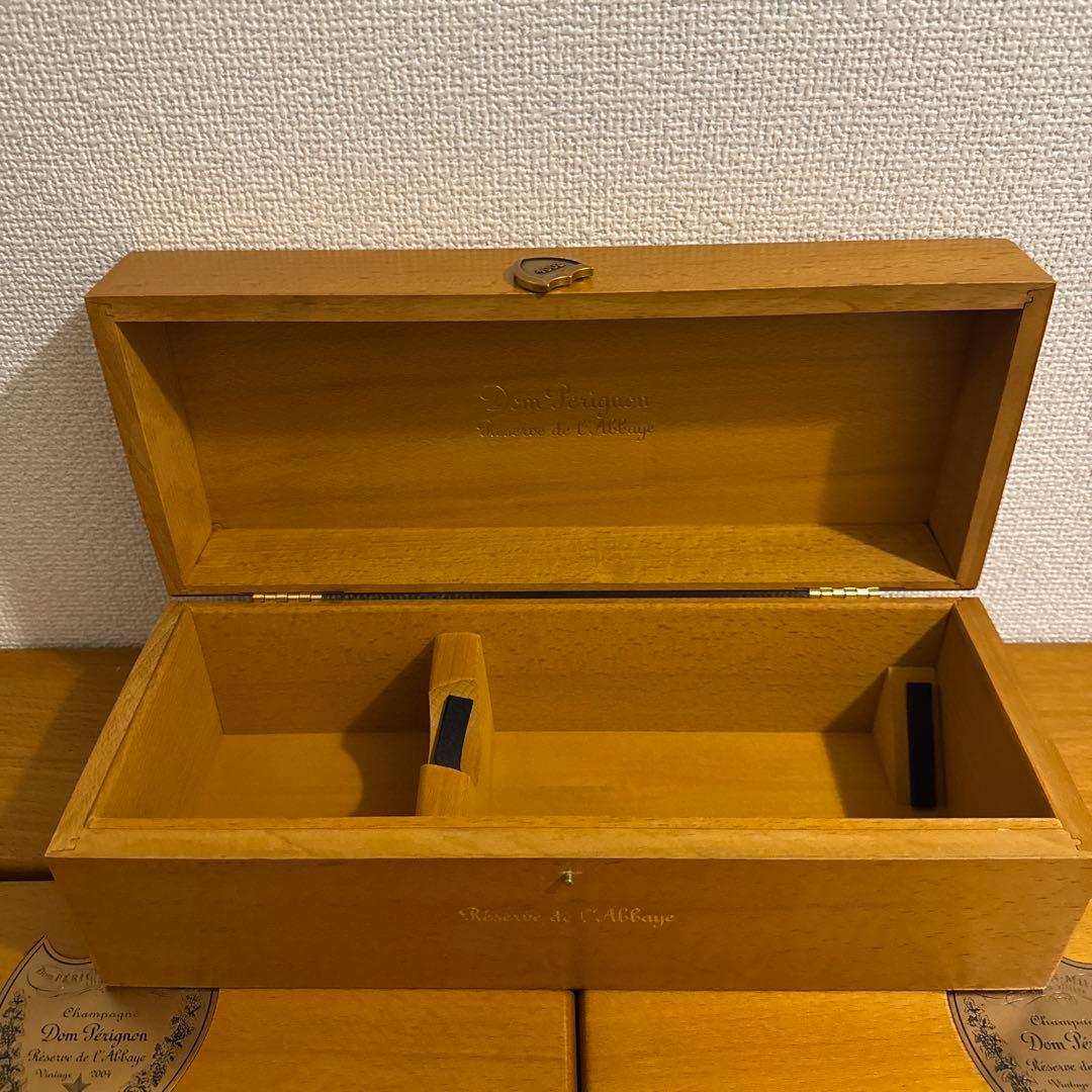 ドンペリニヨン ラベイシャンパン2004空瓶&空箱（木箱）5本