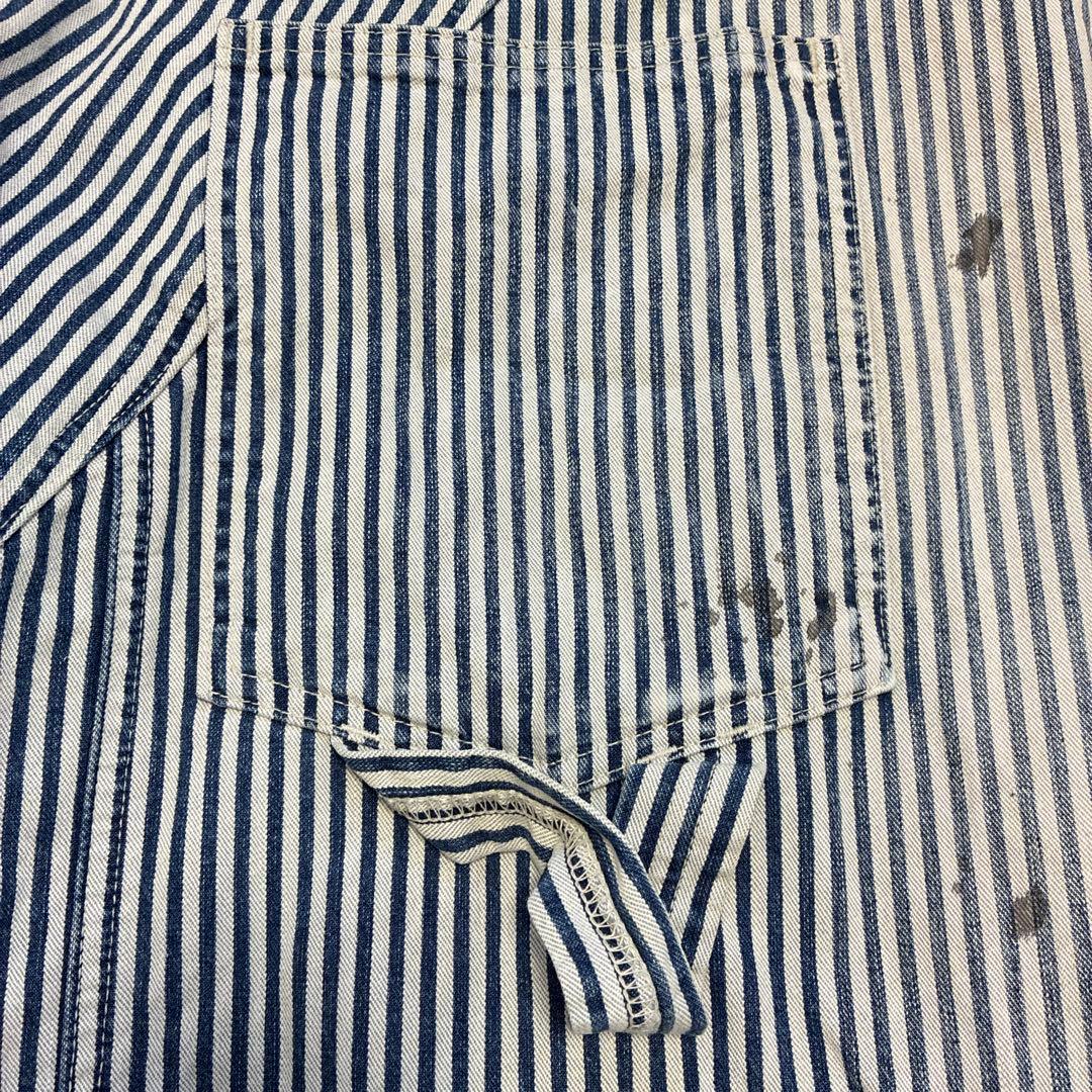 ブランド古着！日本製 JOHN BULL ヒッコリーストライプ 変型ワークパンツ