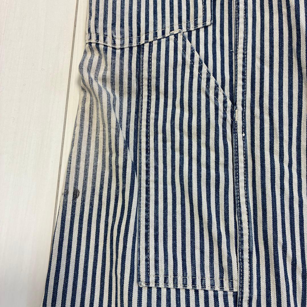 ブランド古着！日本製 JOHN BULL ヒッコリーストライプ 変型ワークパンツ