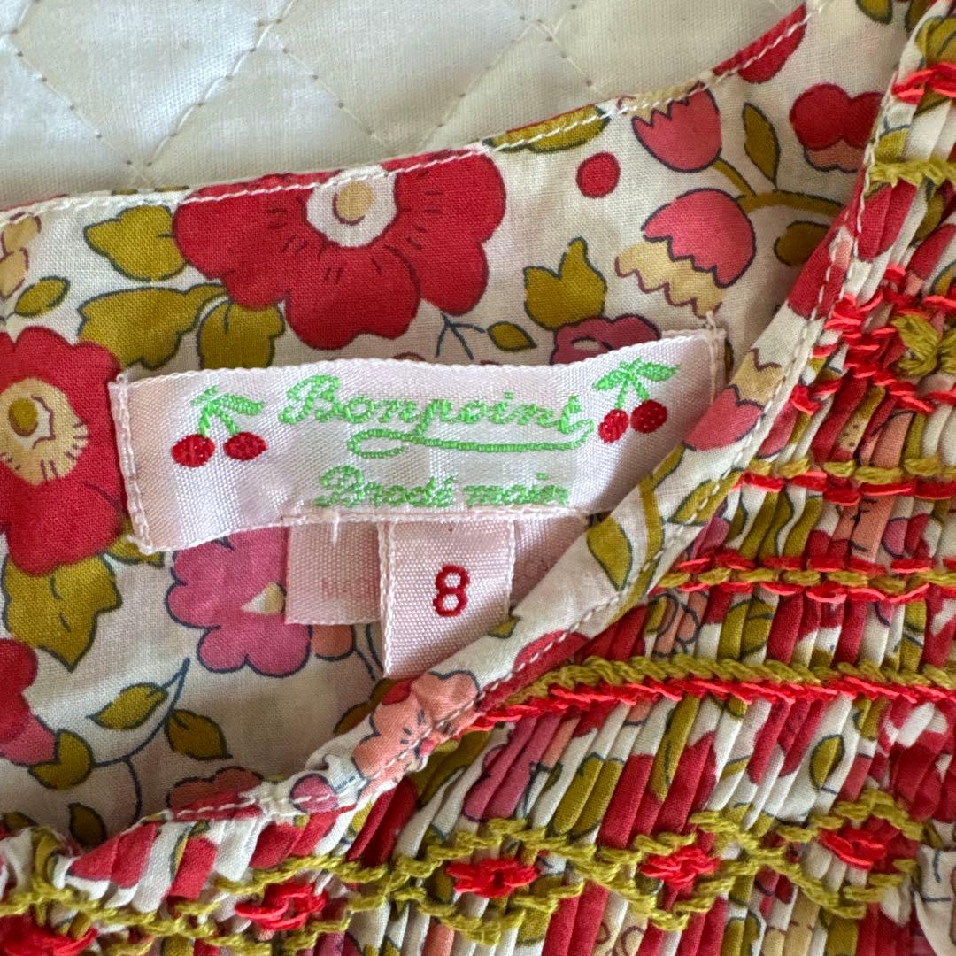 ボンポワン　リバティワンピース　8A