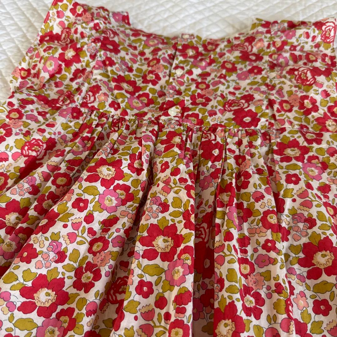 ボンポワン　リバティワンピース　8A