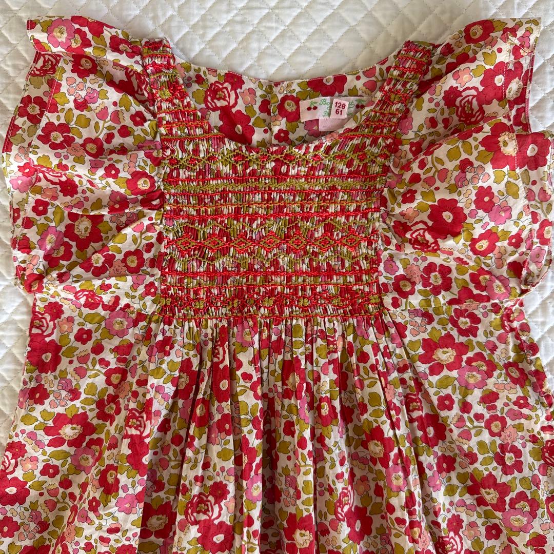 ボンポワン　リバティワンピース　8A