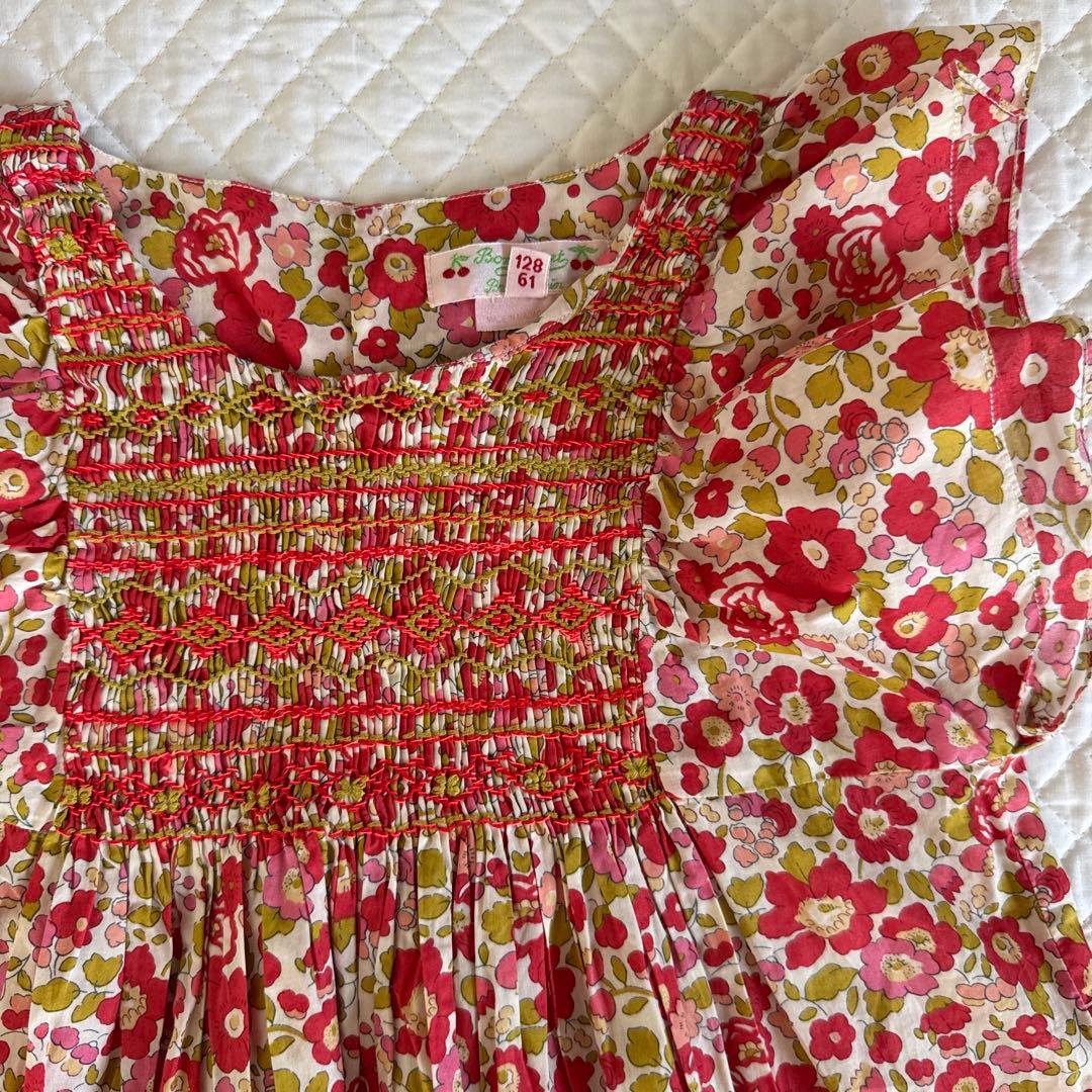 ボンポワン　リバティワンピース　8A