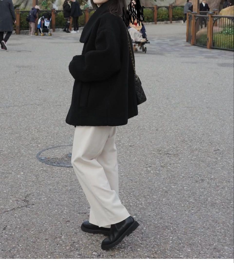 TODAYFUL StandcollarBoucleJacket ブラック36