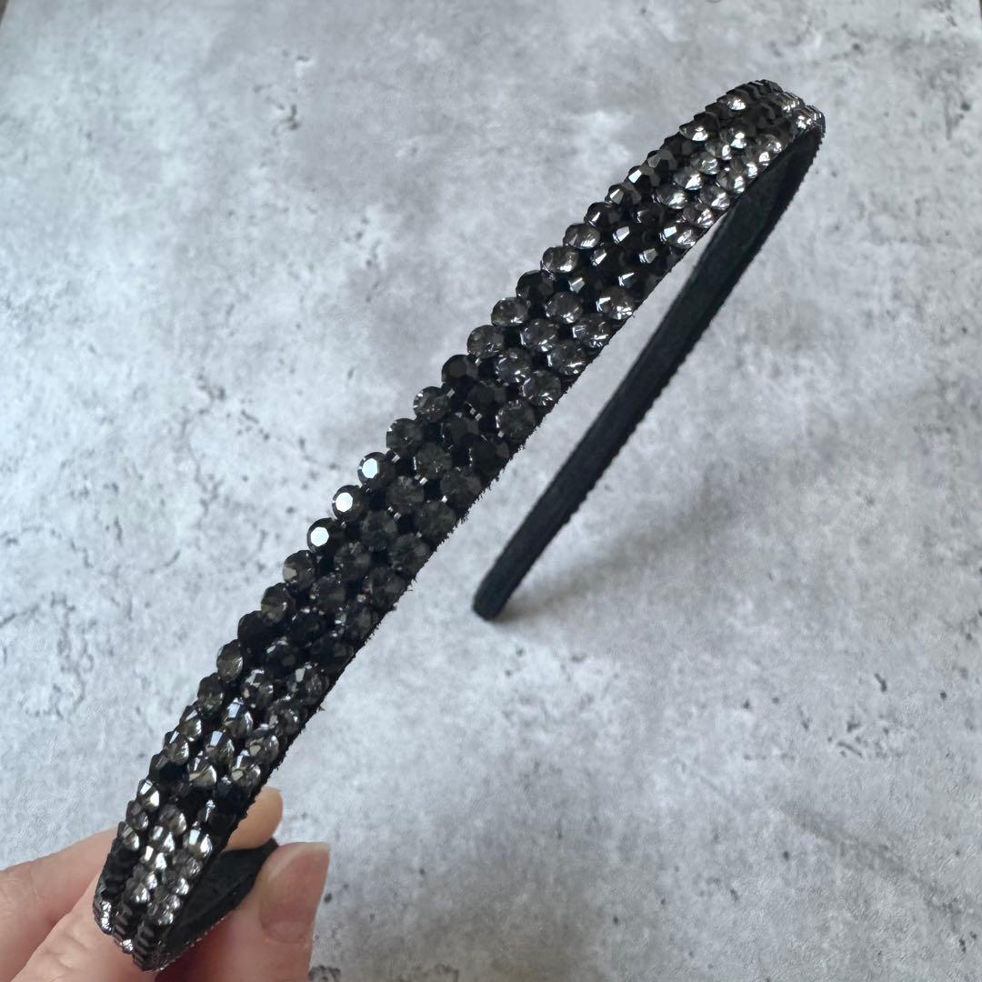 ★ satmさま専用★ acca アッカ 3連 ラインストーン カチューシャ